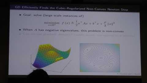 NIPS 2016 Workshop on Nonconvex Optimization: Morning Poster Spotlight