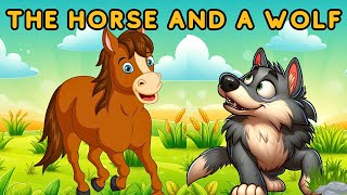The Horse and a Wolf | ANIMATED STORIES FOR KIDS |MORAL STORIES FOR KIDS | KIDS STORIES