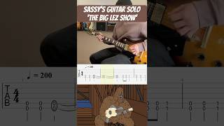 Sassy’s Guitar Solo (Guitar Cover with TABS) | clip from ‘The Big Lez Show’ CHOOMAH ISLAND 3