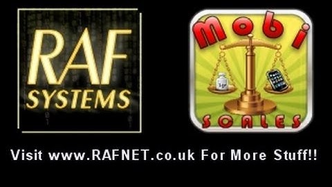 Mobi Scales Android App - Digital Scales Video Demonstration