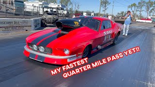 My First 7 Second Pass In The Quarter Mile!!