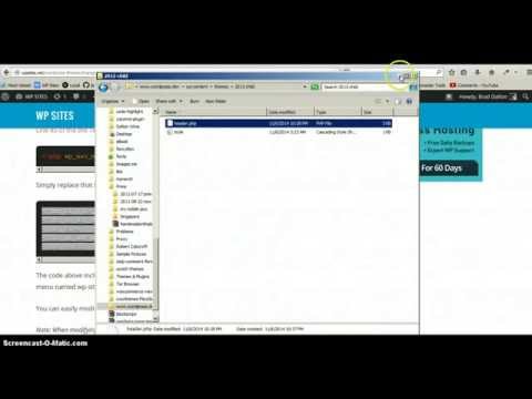 Conditional Nav Menu in WordPress Theme