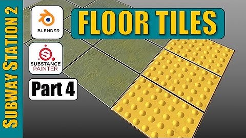 BLENDER/SUBSTANCE PAINTER: SUBWAY STATION 2 (PART 4)