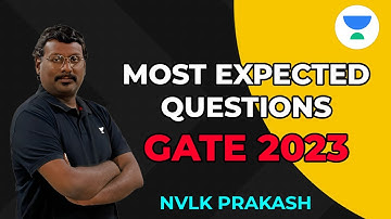 Most Expected Questions for GATE 2023 | NVLK  Prakash | Civil Engineering #unacademy #gate2023