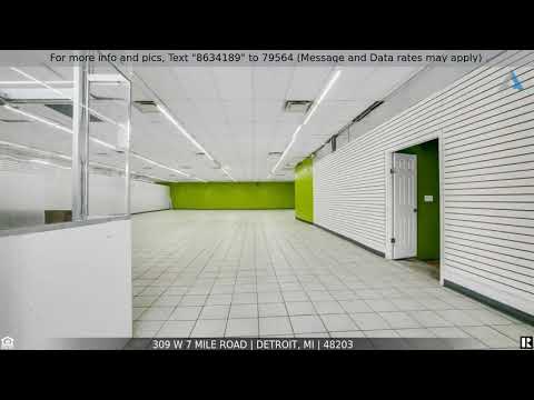 309 W 7 MILE Road, Detroit, MI home video tour