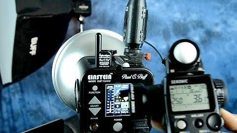 Part 2: Pro Strobist TIP: Fastest setup for SPEED with Digibees & Einstein of Paul C Buff