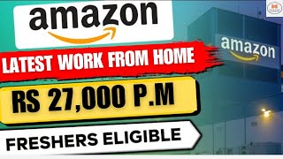 Amazon Latest Recruitment 2023 | Work From Home Jobs 2023| Freshers are Eligible | Hindi/English |