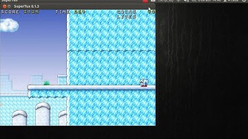 A path in the clouds - SuperTux GAMEPLAY