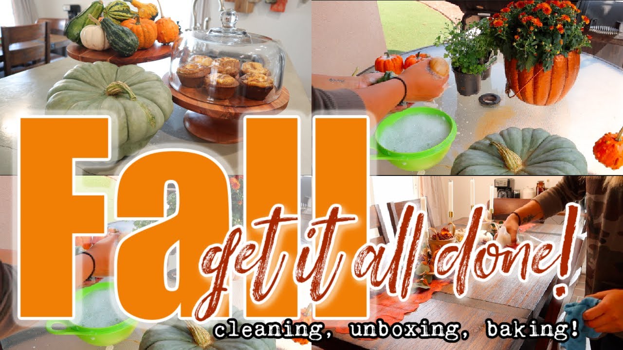 FALL 2020 GET IT ALL DONE | FALL CLEANING MOTIVATION 2020
