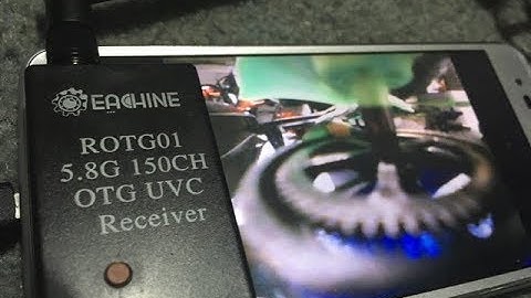 EACHINE ROTG01 OTG 5.8 150CH FPV Receiver Android FULL SETUP REVIEW