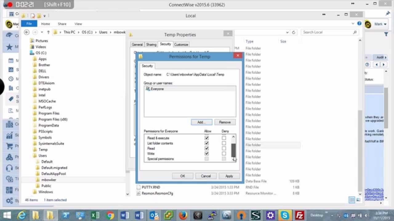 Update Come correggere allegati o documenti che non si aprono in ConnectWise