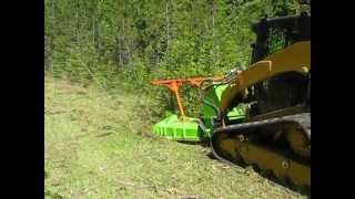 CAT 299D equipped with SS ECO Disc Mulcher out in the field! - Advanced Forest Equipment