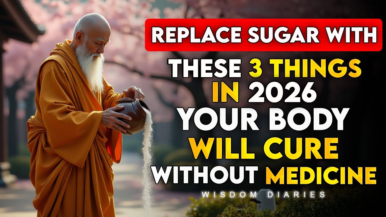 Replace Sugar with 3 Things | Your Body Will Cure Its Own Diseases Without Medicines | Buddhism