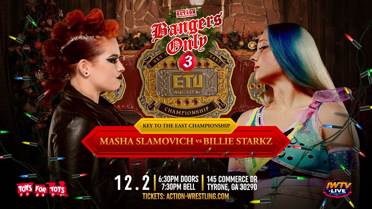 FREE MATCH!  Billie Starkz v Masha Slamovich from ACTION Wrestling