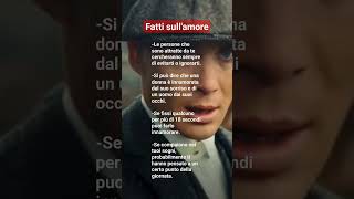 Fatti sull'amore #attrazione #seduzione #sigma