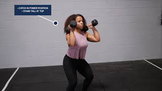 Exercise Demo: Dumbbell Hang Power Clean