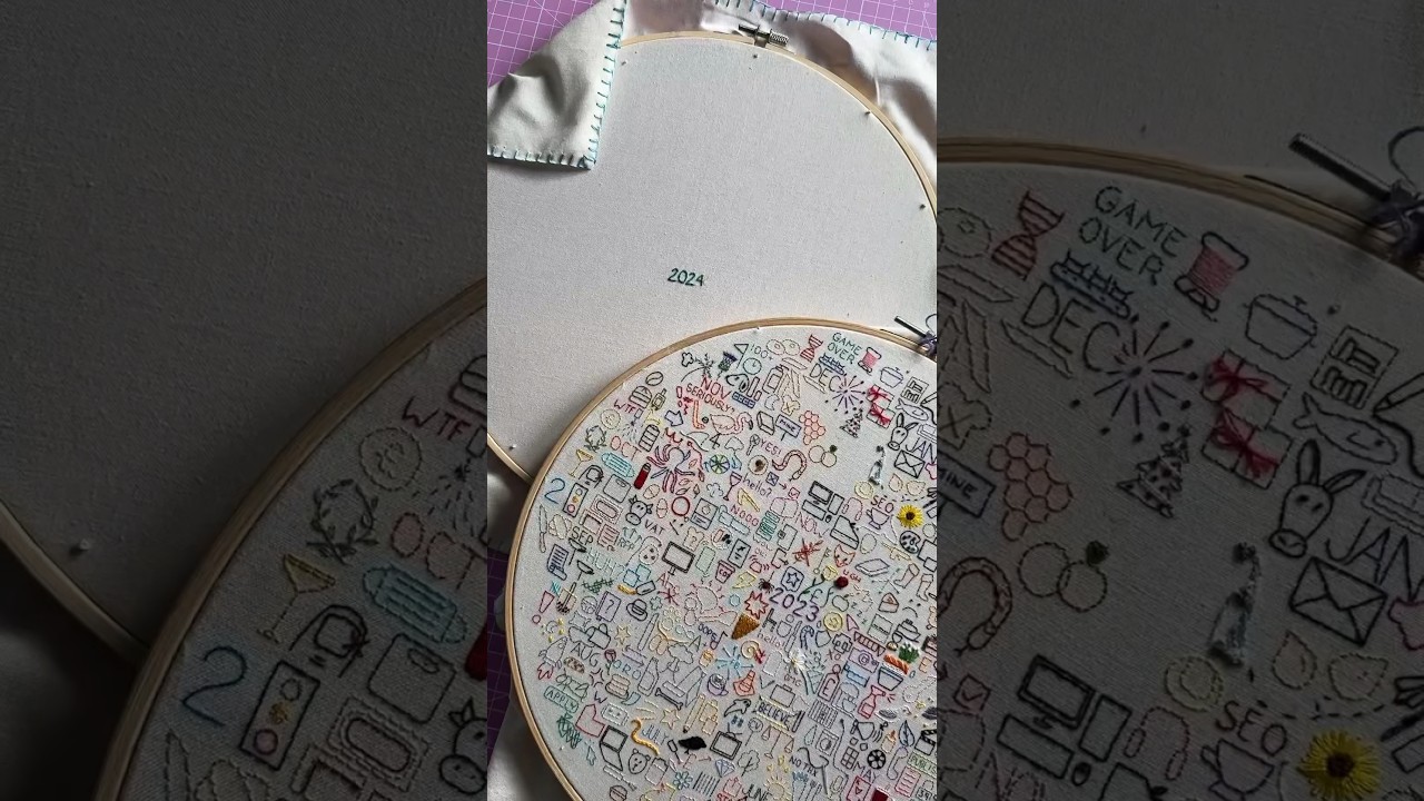 Setting Up Your 2023 Embroidery Journal - A New Years Project - The  Stir-Crazy Crafter