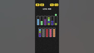 Ball Sort - Color Puzzle Game - Level 1030 - Walkthrough SOLVED by RobotPlayer AI!!!