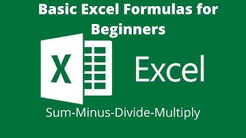 Basic Excel Formulas - SUM | MULTIPLY | MINUS | DIVIDE by eLearn
