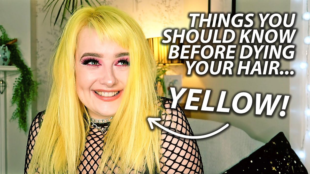 Things You SHOULD Know Before Dying Your Hair YELLOW! YouTube