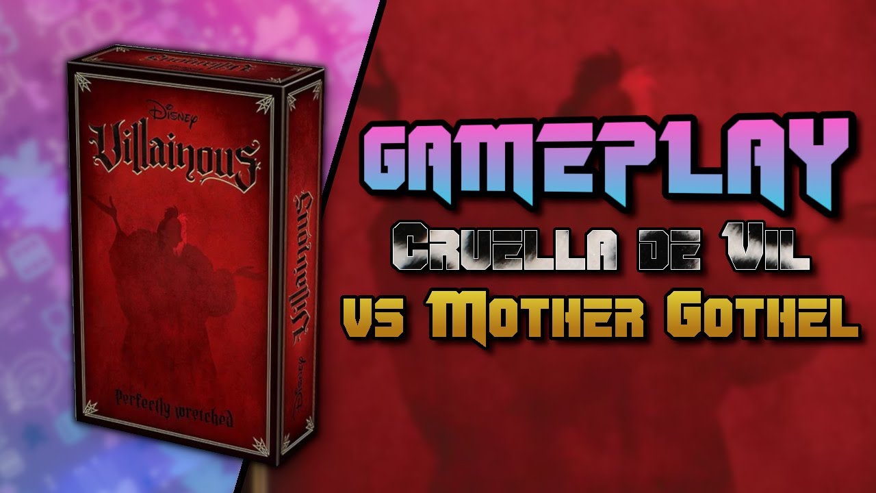 Disney Villainous Perfectly Wretched Cruella de Vil vs Mother Gothel Gameplay | Ravensburger