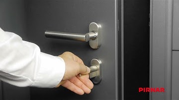 Changing a cylinder on the Pirnar door