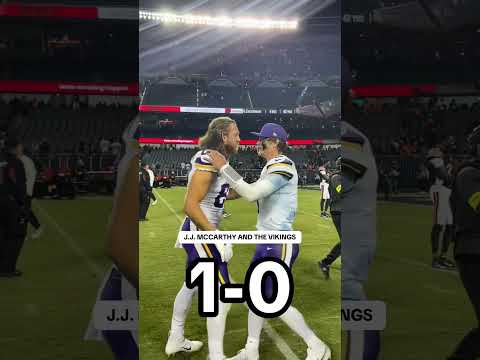 The Vikings celebrate