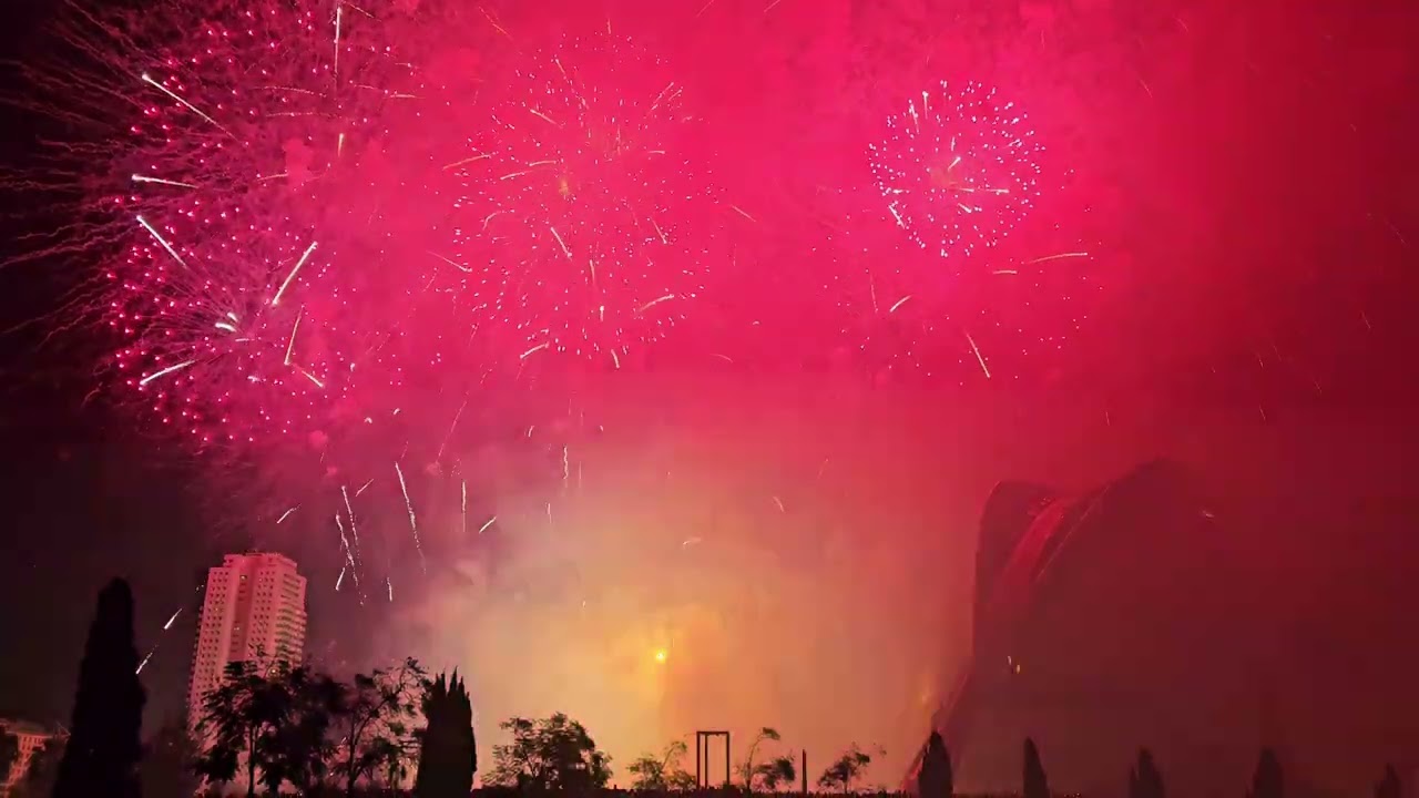Fallas Valencia 2025 Big Main Firework Show Shells Spain