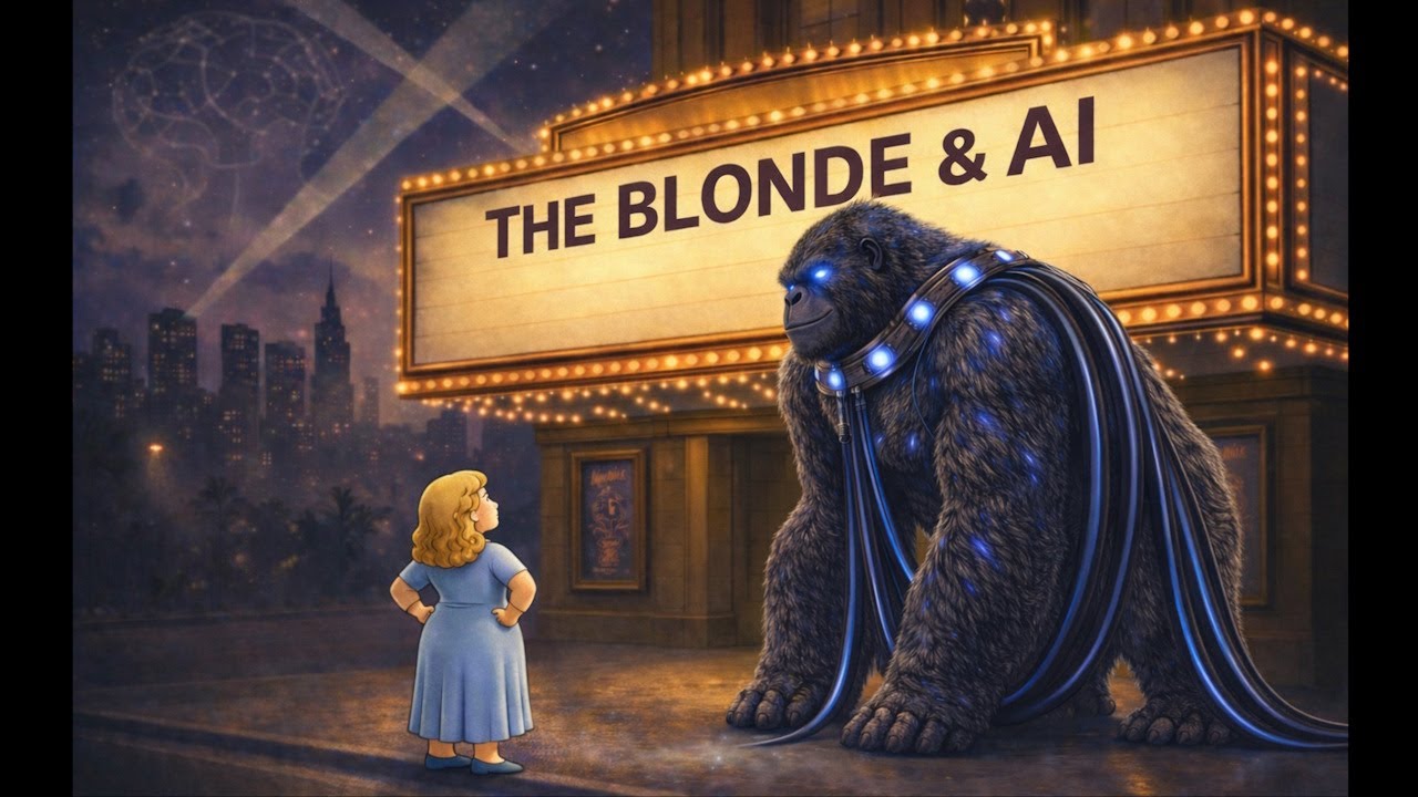 The Blonde and AI : PILOT EPISODE  Almost like going to see a psychic, but better.