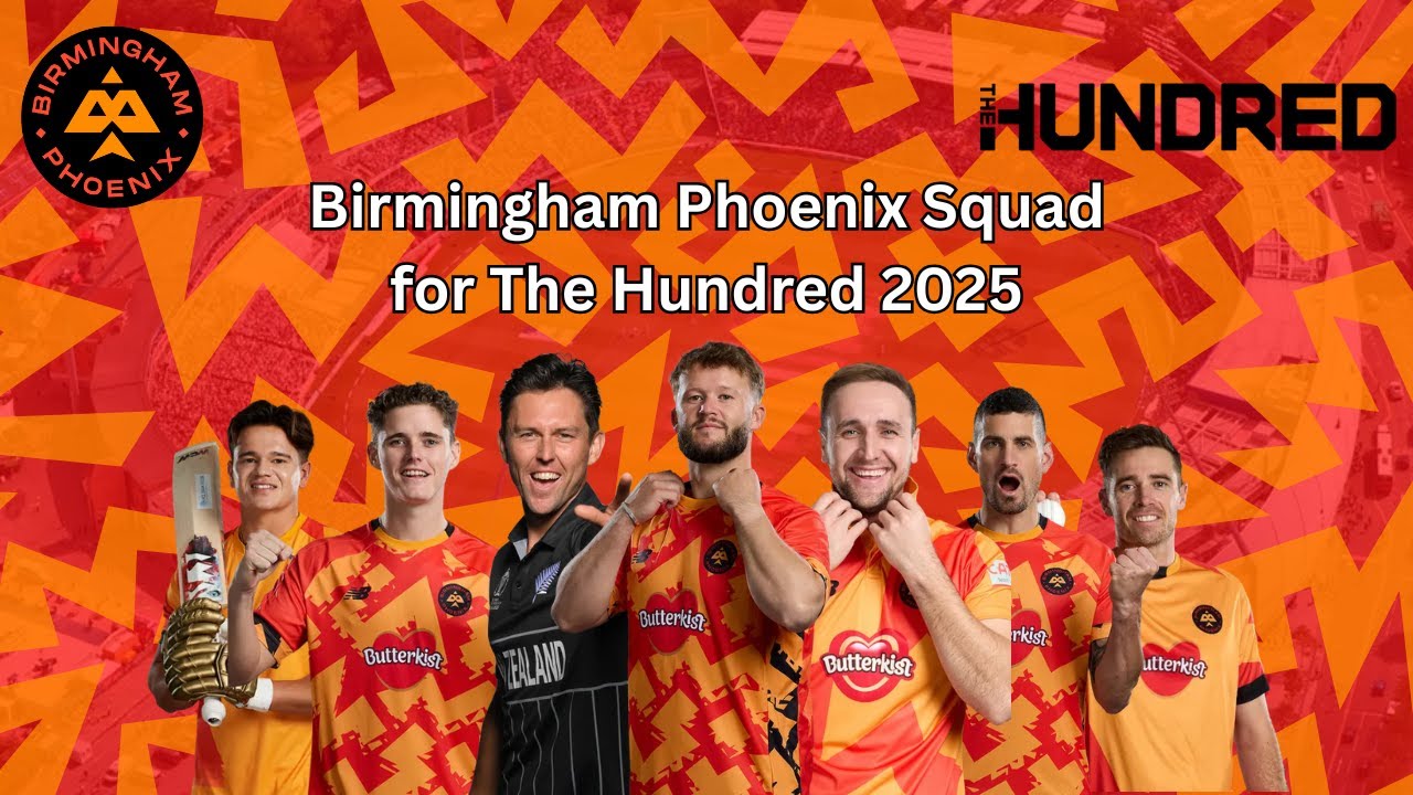 Birmingham Phoenix Squad for The Hundred 2025