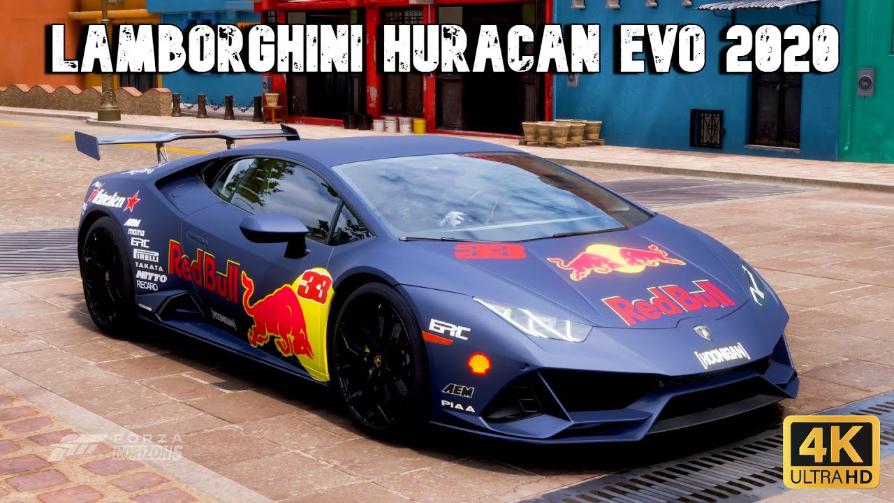 LAMBORGHINI HURACAN EVO 2020  | FORZA HORIZON 5 | CONDUCCION REALISTA | LOGITECH G29 | 4K | RED BULL