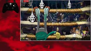 [WR] Cuphead DLC - Moonshine Mob Low% Route Speedrun (0:56)