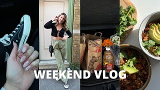 Weekend Vlog: Trader Joe's Haul, Dinner Out, Healthy Recipes, PR Unboxing, & Deep Talk