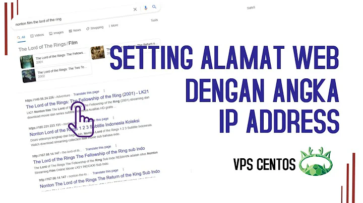 Setting IP Address menjadi domain atau Alamat website di VPS Centos