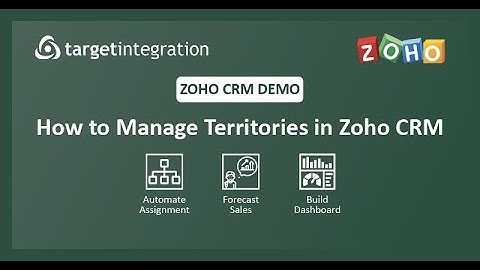 Territory Management in Zoho CRM | Demo