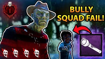 FREDDY VS TOXIC SWF BULLY SQUAD - DBD Rank 1 Killer Build