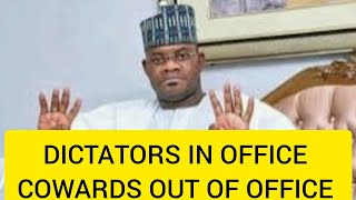 Why Is Yahaya Bello Running Away From EFCC Where is all that Bravado in office