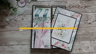 Mini álbum scrapbook estilo folio | Com sobras de papel scrapbook