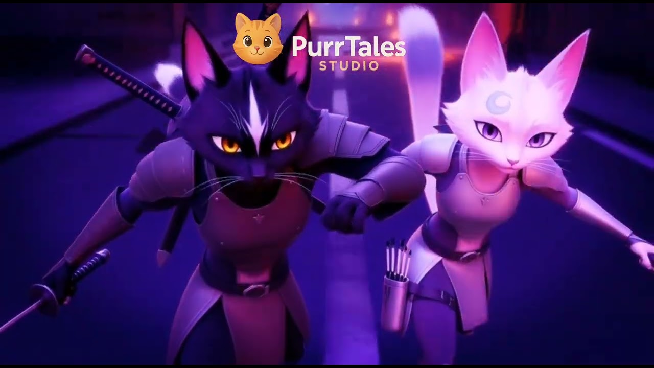 Атака деревни Ночных Цветов 🌸🔥 Спасательная миссия кота-ниндзя 