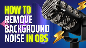 How To Remove Background Noise From Mic Recordings in OBS Studio 🎤🔥