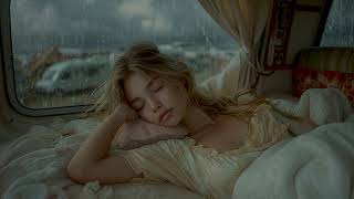 Relax and Sleep Well with Rain and Thunder Sounds on car at night  Rain Sounds for Sleeping