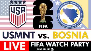 Usa Fifa World Cup 2026 Live Vs. Bosnia And Herzegovina Streaming Scoreboard | Usnmt Watch Party