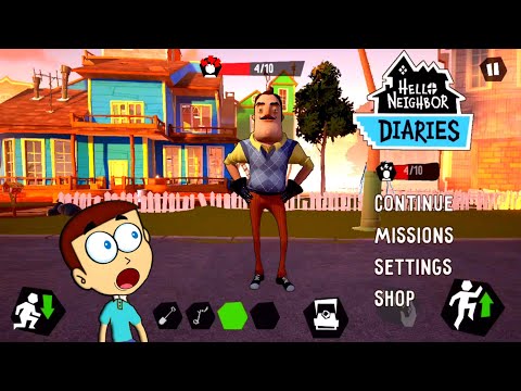 Hello Neighbor Diaries #1 - Android Game | Shiva and Kanzo Gameplay