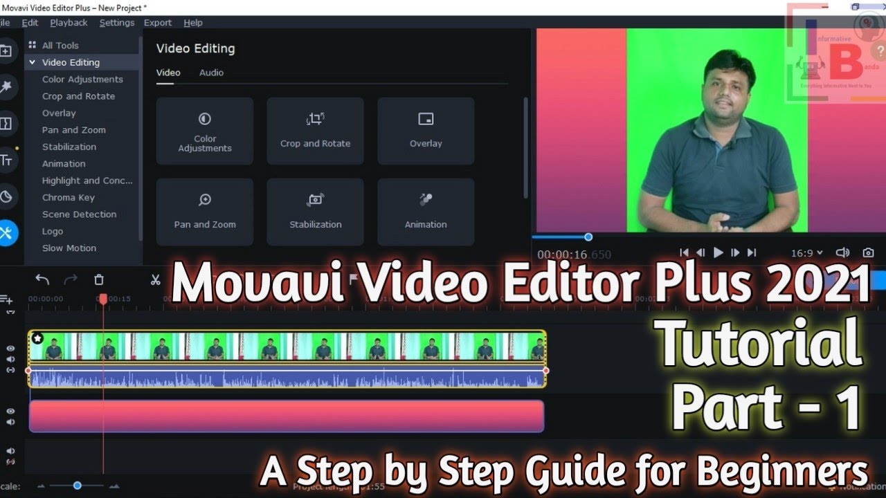 Movavi Video Editor Plus Tutorial - Part 1 | Best Video Editing Software  2021 | Video Editing Tutor - YouTube