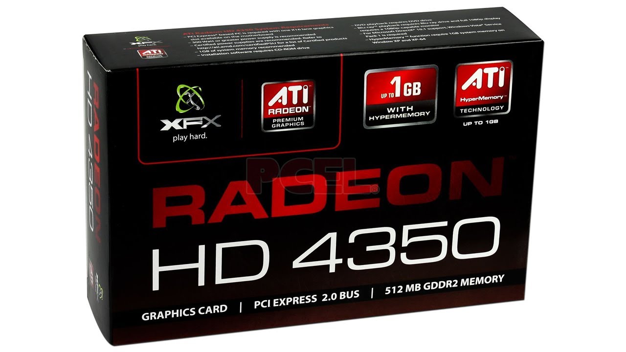 Teste da XFX ATI Radeon 4350 512MB PCI Express - YouTube