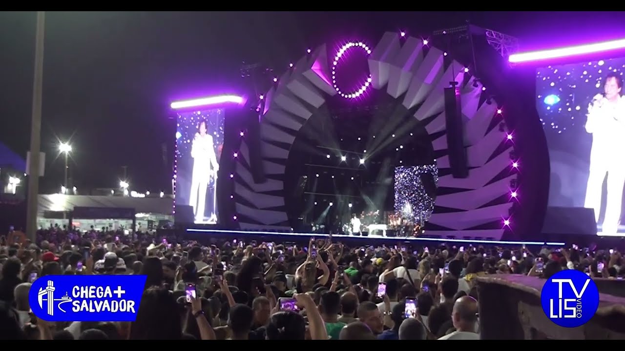 Roberto Carlos Show Natal Luz em Salvador na Arena o Canto da Cidade