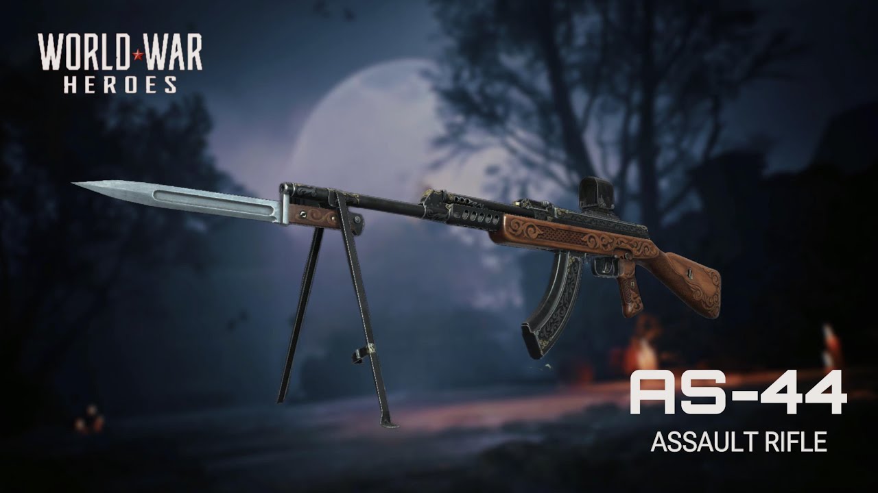 AS-44 Assault Rifle | World War Heroes | - YouTube