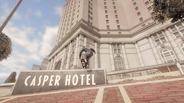 skate. Session #001 - Casper Hotel Sign - Realistic Montage