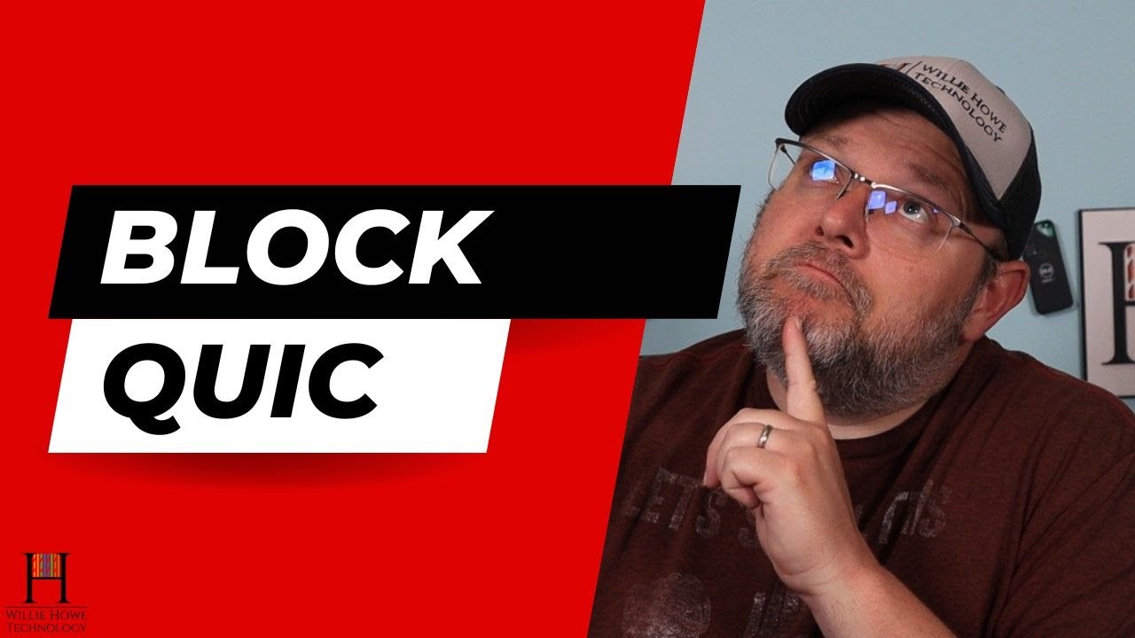 Block QUIC Tighten down your traffic futher. YouTube