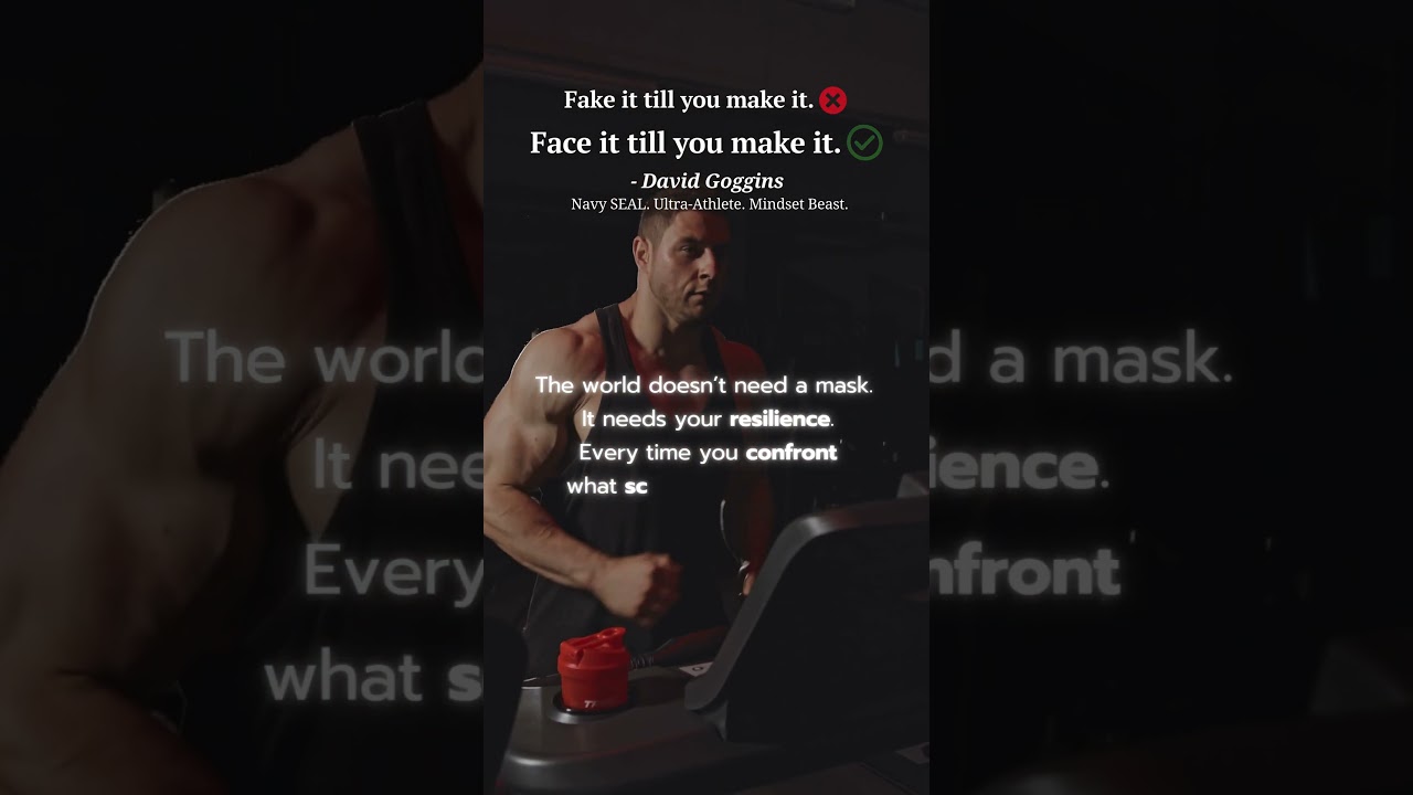 Stop Faking It. Start Facing It | David Goggins Motivation